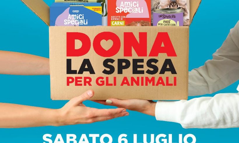 Dona la spesa per gli animali. Vi aspettiamo!