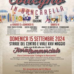 Collegno in bancarella domenica 15 settembre. Ci siamo anche noi!